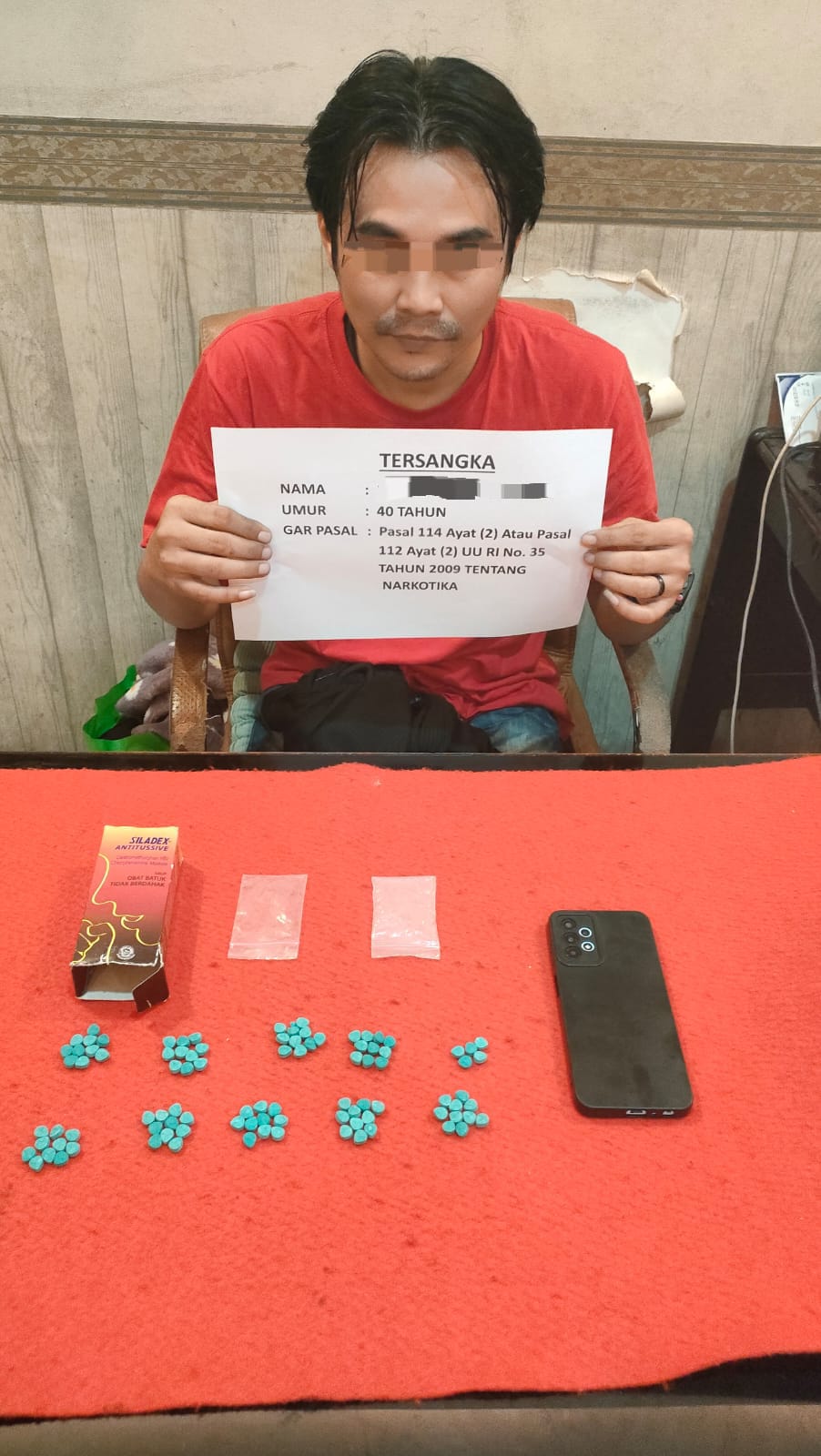 Bawa 95 Butir Pil Ekstasi, PNS di Jambi Diringkus Polisi 