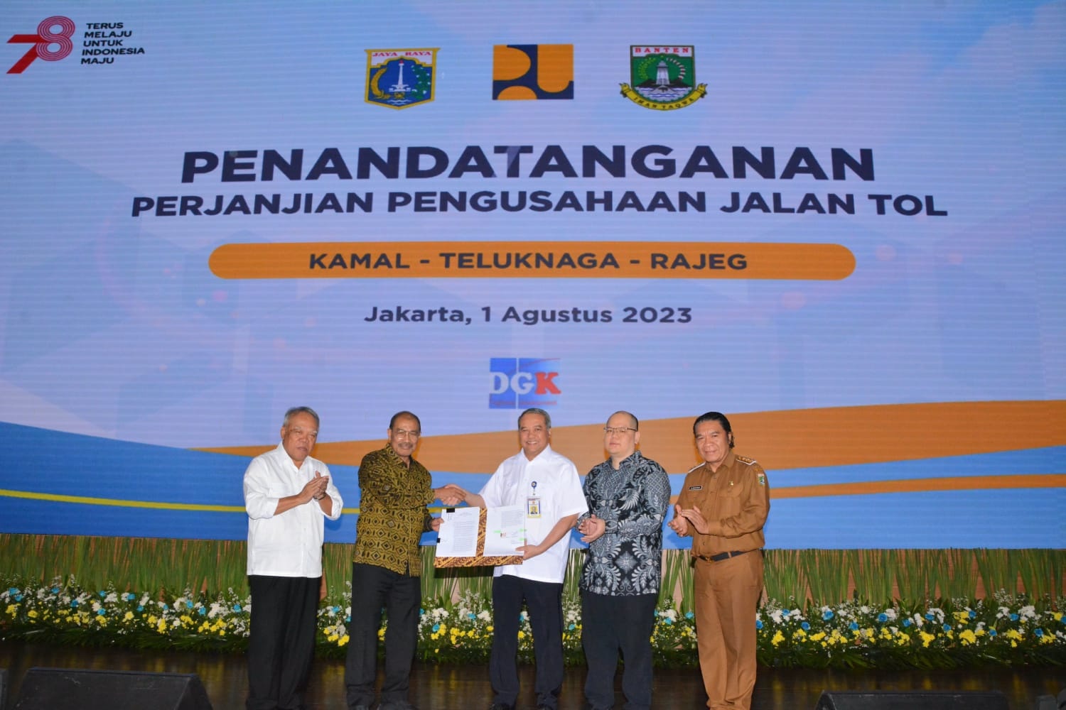 Konektivitas Jalan Tol Jakarta-Banten Bertambah Lagi, Menyusul Penandatangan PPJT Kamal-Teluk Naga-Rajeg