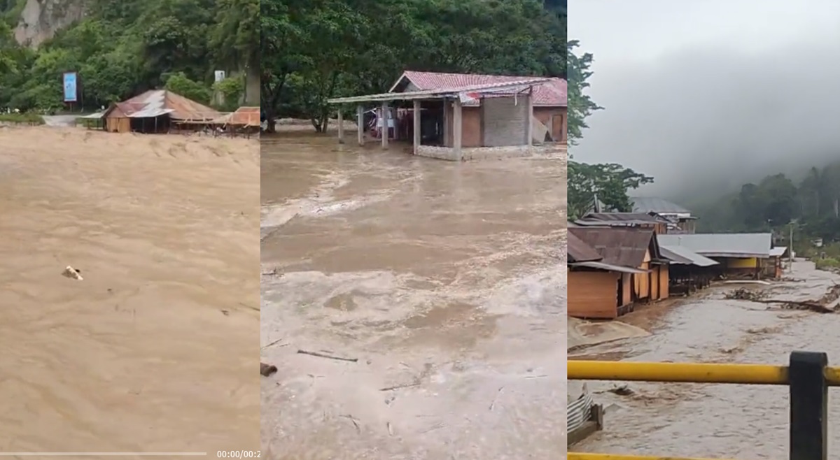 Tak Ada Hujan Banjir Setinggi Atap Rumah Terjang Ngarai Sianok, Ini Himbauan Bupati