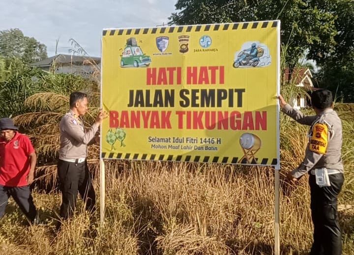 Jasa Raharja Cabang Muara Bungo Mendukung Operasi Ketupat Lebaran 2025
