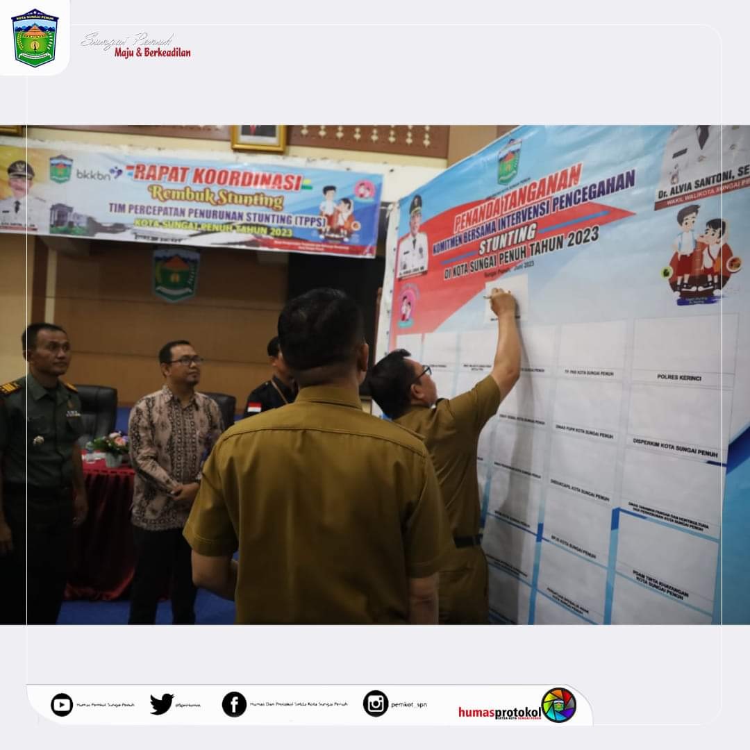 Rembuk Stunting TPPS Kota Sungai Penuh Tahun 2023