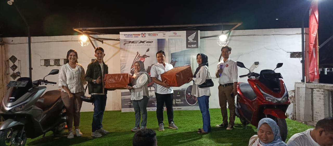 Gelar Mini Launching Serentak, Dealer Honda Bungo Perkenalkan New Honda PCX160 ke Masyarakat