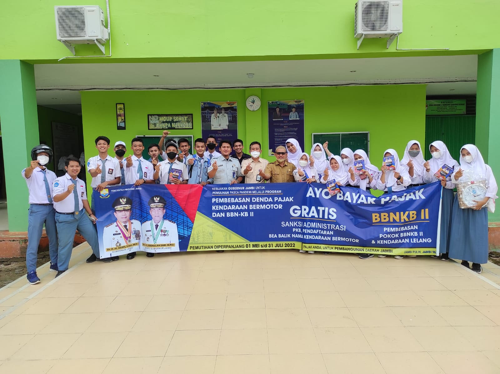 Jasa Raharja Bercerita Bersama Siswa-Siswi SMA Negeri 1 Kuala Tungkal