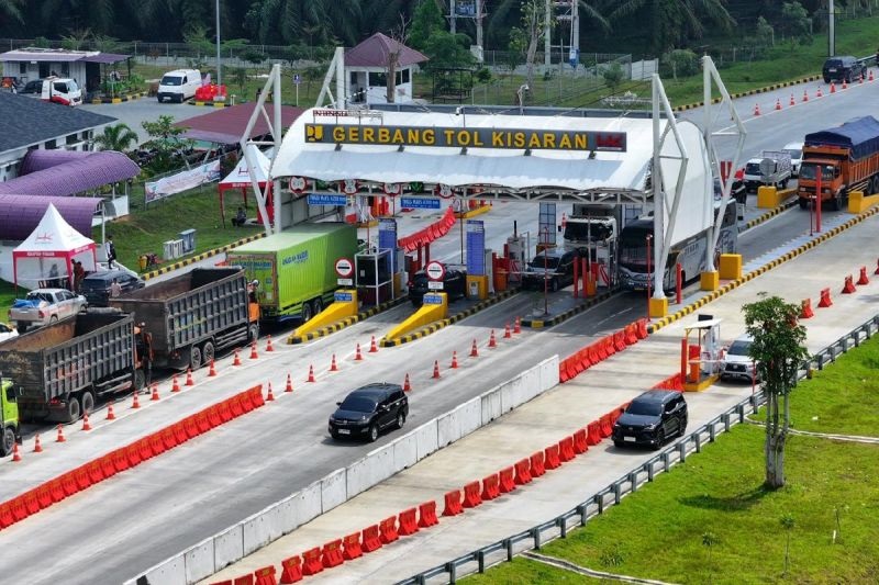  Periode Nataru 2025/2026, 14.543 Kendaraan Lalui Tol Indrapura-Kisaran Pada 2 Januari 2026