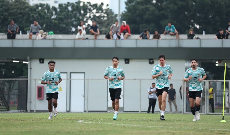 Jelang Kontra Irak dan Filipina, Timnas Gelar Latihan Perdana