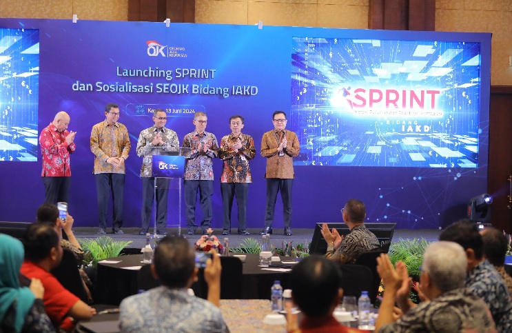 OJK Kembangkan Perizinan Terintegrasi Inovasi Teknologi Sektor Keuangan, Launching Aplikasi Sprint