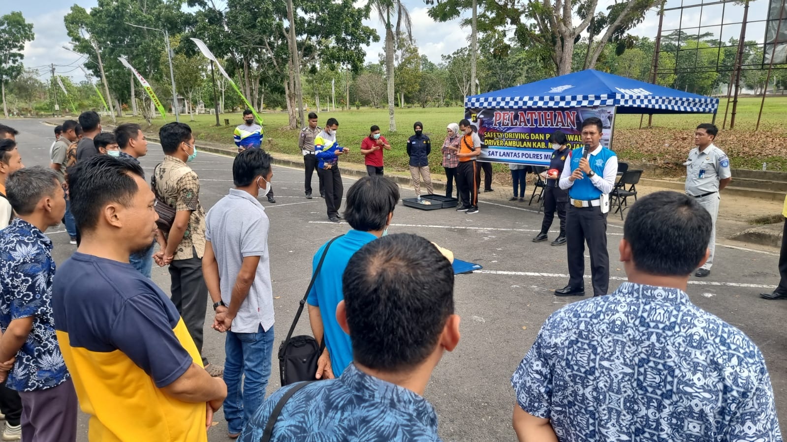 Safety Driving dan Pengawalan Driver Ambulan Jasa Raharja Bersama Polres Muaro Jambi