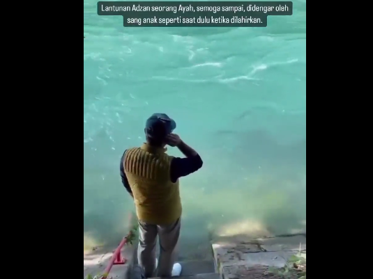 Ridwan Kamil Lantunkan Adzan di Pinggir Sungai Aare Swiss