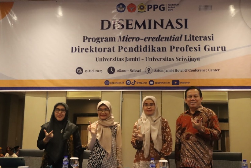 Penguatan Literasi Pendidikan, UNJA dan UNSRI Gelar Diseminasi Program Micro-credential 2025
