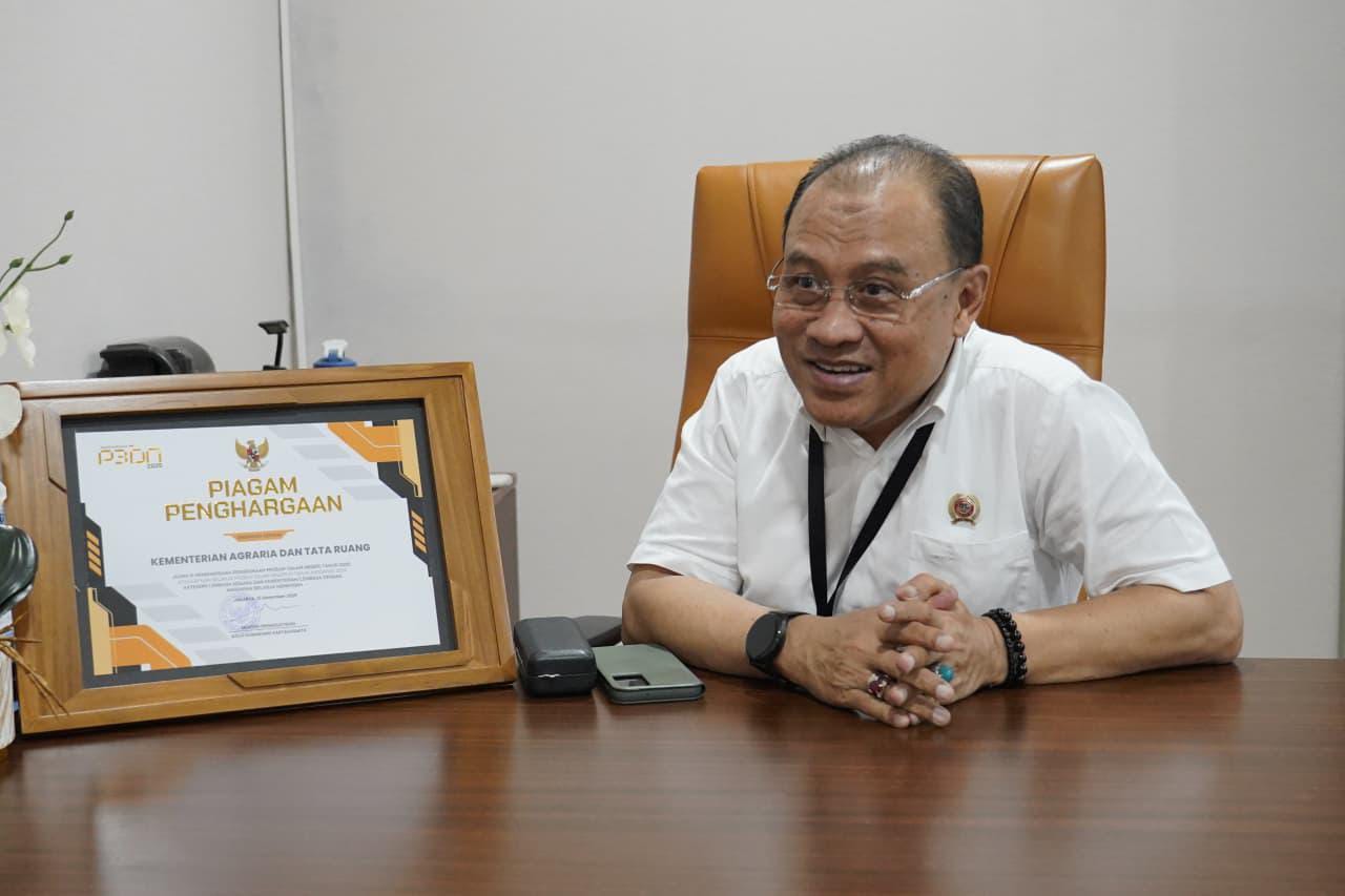 Serap 96% Anggaran Menggunakan Produk Dalam Negeri, Kementerian ATR/BPN Raih Peringkat 3 P2DN dari Kemenperin