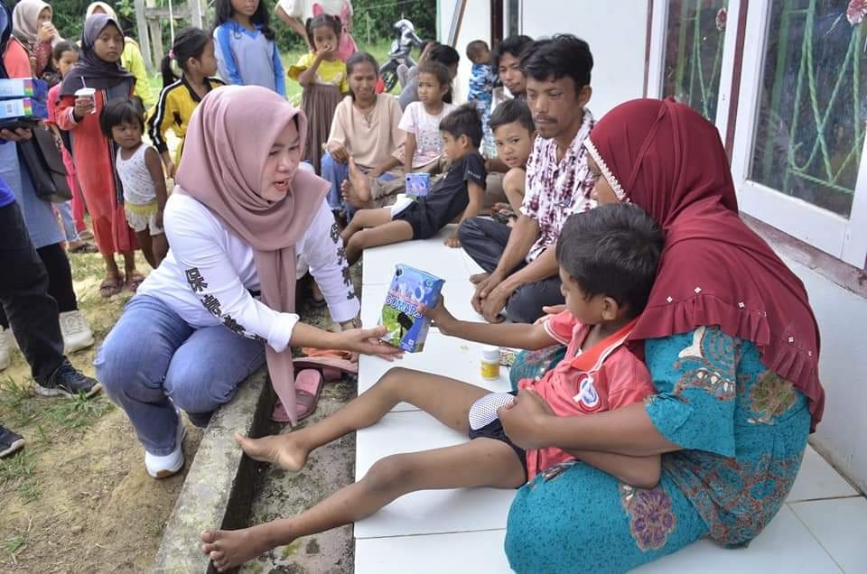 Dihadiri Langsung Armayanti Aspan, Dinkes Gelar Pelayanan Kesehatan Gratis di Sumay