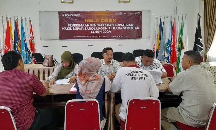 KPUD Sarolangun Tetapkan 5 Paslon Ikut Pilkada Serentak 2024