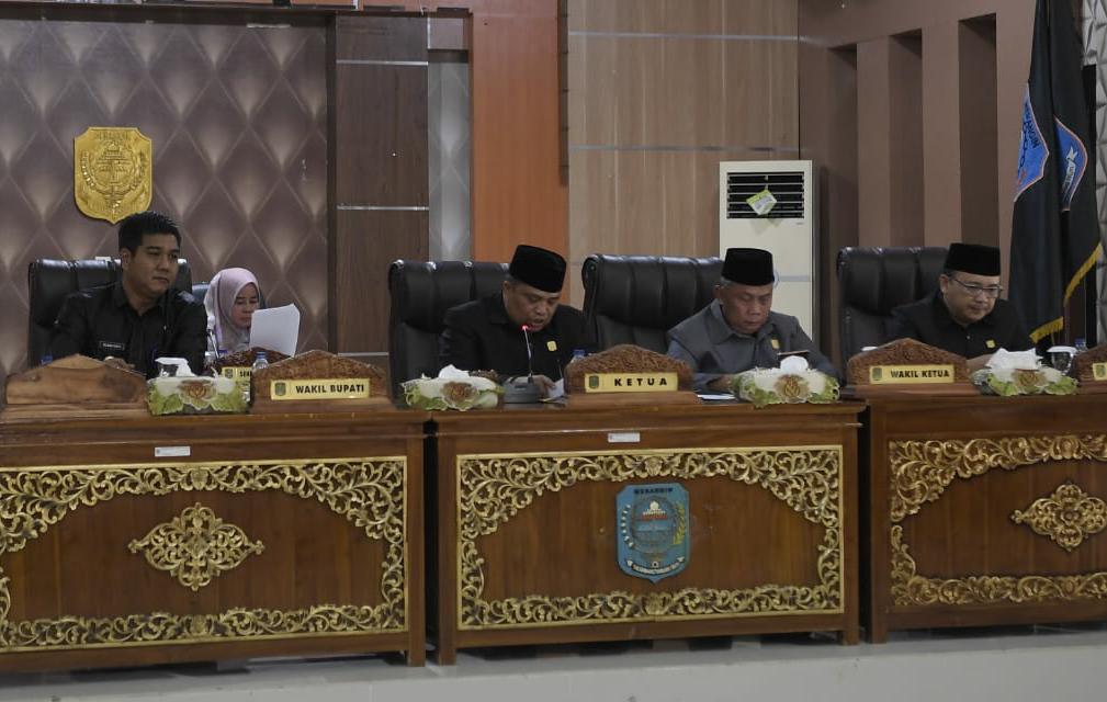 Bupati Sampaikan Nota Keuangan RAPBD 2023