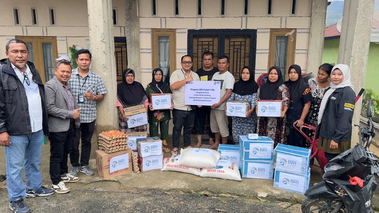 Tanggap Bencana, BRI Peduli Bergerak Cepat Salurkan Bantuan Bagi Warga Terdampak di Wilayah Sumatera 