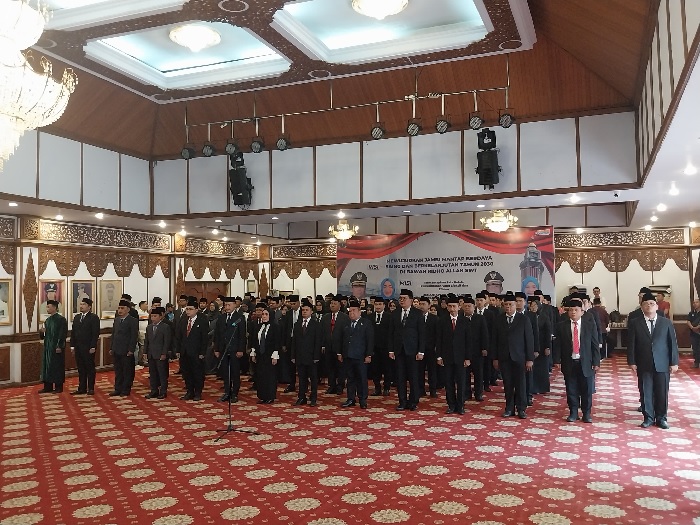 Gubernur Al Haris Lantik 107 Pejabat Eselon III, IV dan Fungsional Pemprov, Ini Nama-Namnya