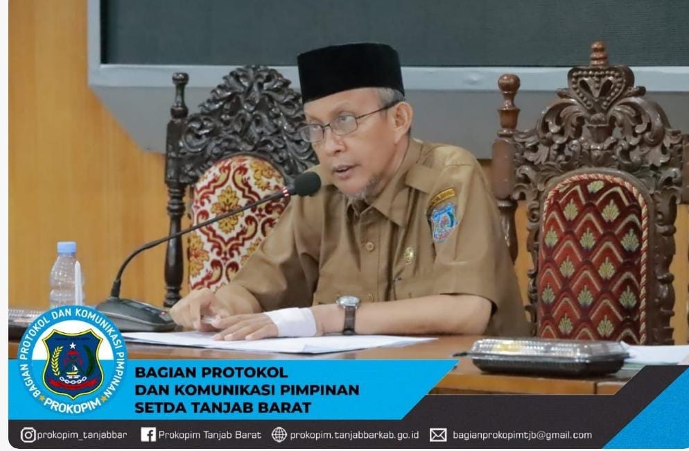 Sekretaris Daerah Tanjab Barat Pimpin Rapat Pemetaan Kerjasama