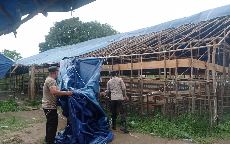 Tempat Diduga Perjudian Sabung Ayam di Jambi Timur Dibongkar Petugas