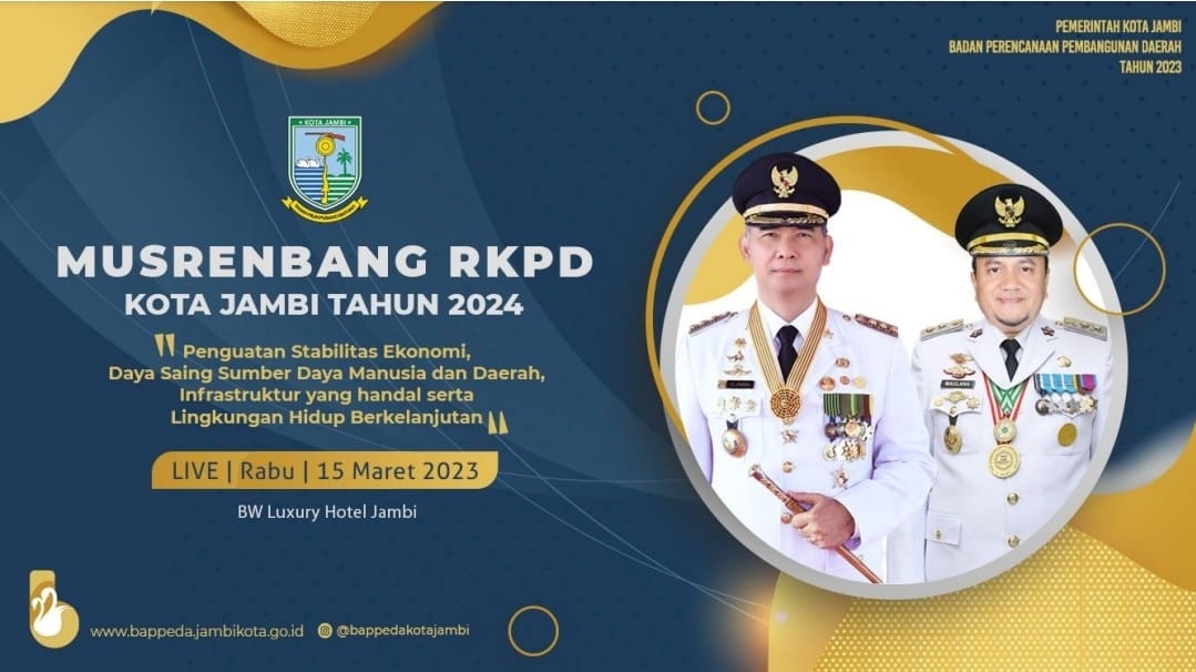 Pemkot Jambi Gelar Musrenbang RKPD 2024, Tampung 2.514 Usulan