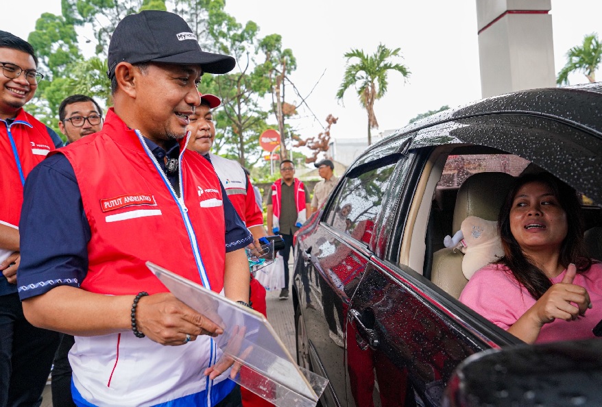 Program Pantau SPBU, Direksi Pertamina Patra Niaga Pantau SPBU Ciater Serpong