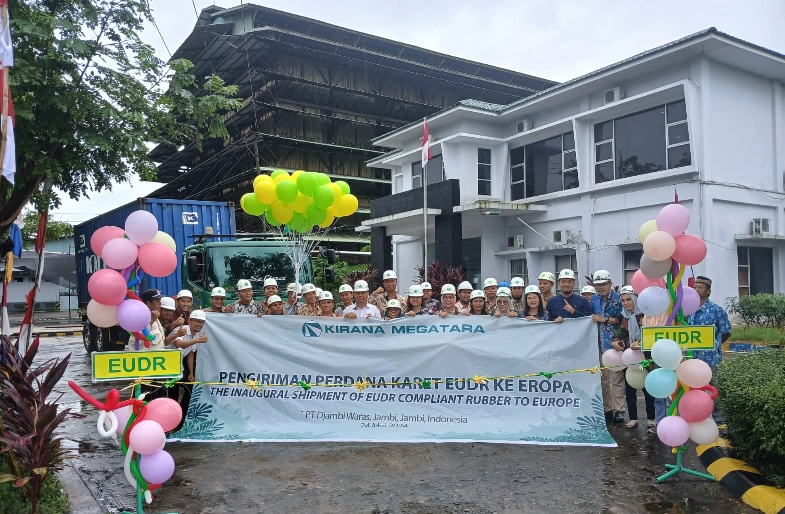 PT Djambi Waras Jambi Berhasil Mengirim SIR EUDR Perdana ke Eropa