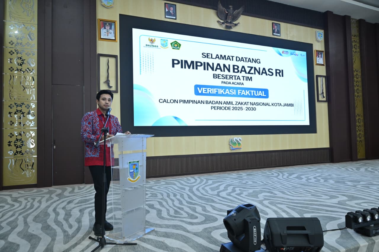 Wawako Diza Hadiri Verifikasi Faktual Terhadap Seleksi Calon Pimpinan Baznas Kota Jambi Periode 2025-2030