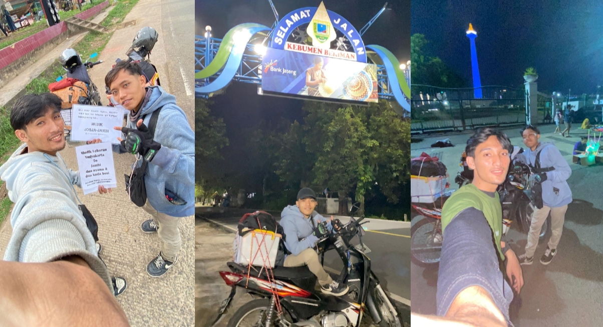 Seru! Dari Jogja Mudik ke Jambi Naik Supra Fit Modal Rp 450.000