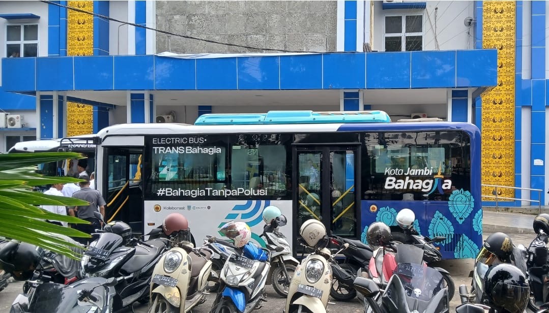 Segera Launching! Bus Listrik Pertama di Kota Jambi Sudah Tiba, Pengganti Angkot? 