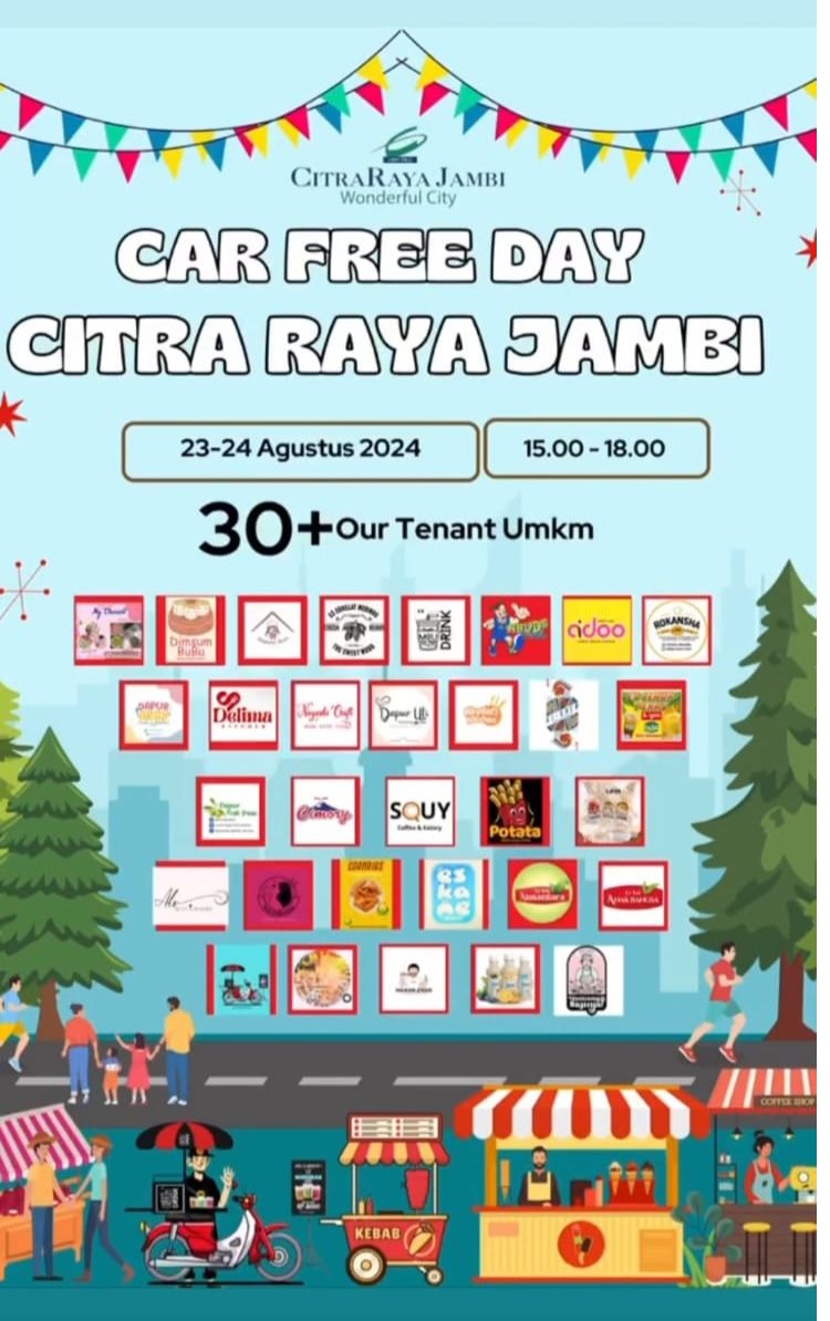  Launching Car Free Day CitraRaya City Jambi Disambut Antusias Masyarakat