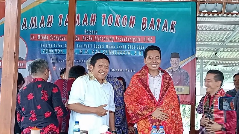  Masyarakat Batak di Mendalo Darat Kompak Dukung Duet  Zuwanda-Sawaluddin 