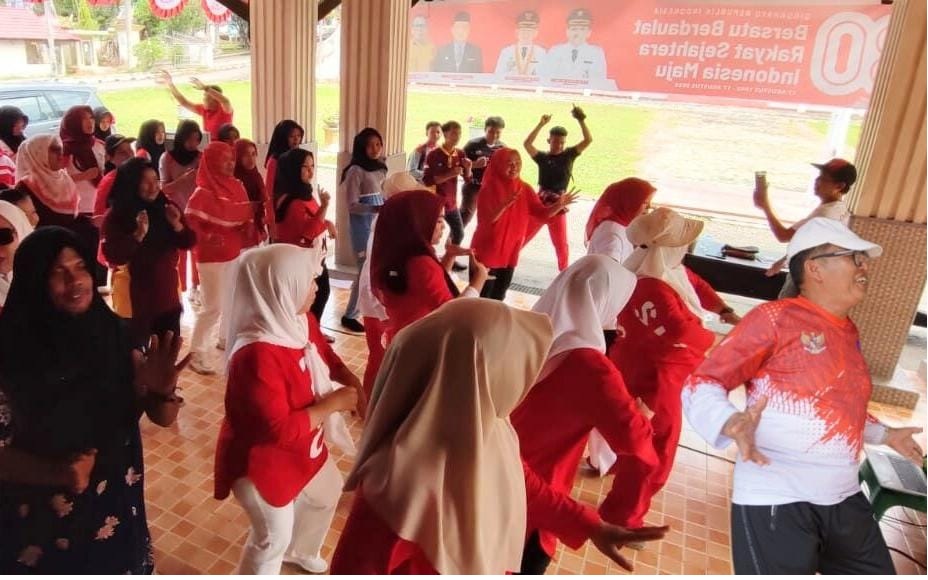 Serangkaian Lomba Langka, di Diskominfo Merangin Berakhir Seru