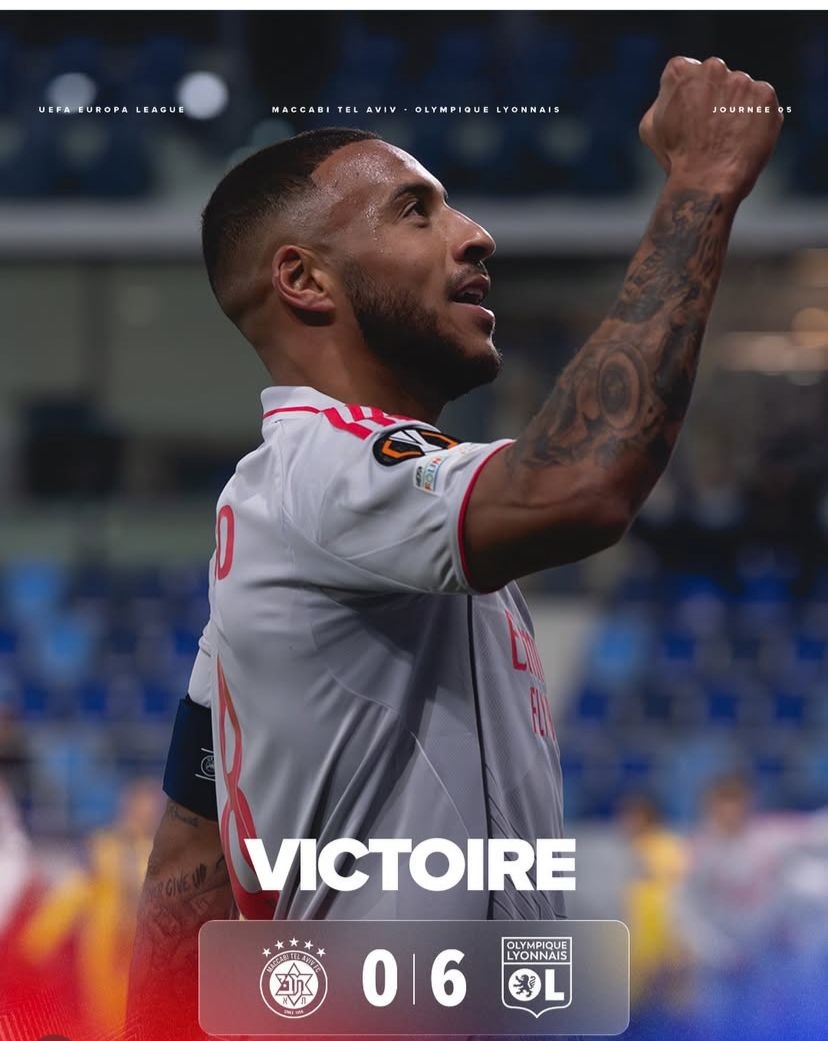 Update Klasemen Liga Europa, Bantai Maccabi Tel-Aviv 6-0, Lyon Langsung Duduki Posisi Puncak 