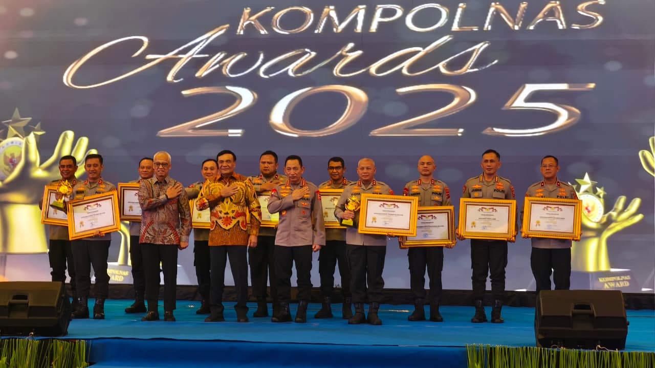 Polda Jambi dan Jajaran Borong Raih Prestasi di Kompolnas Award 2025