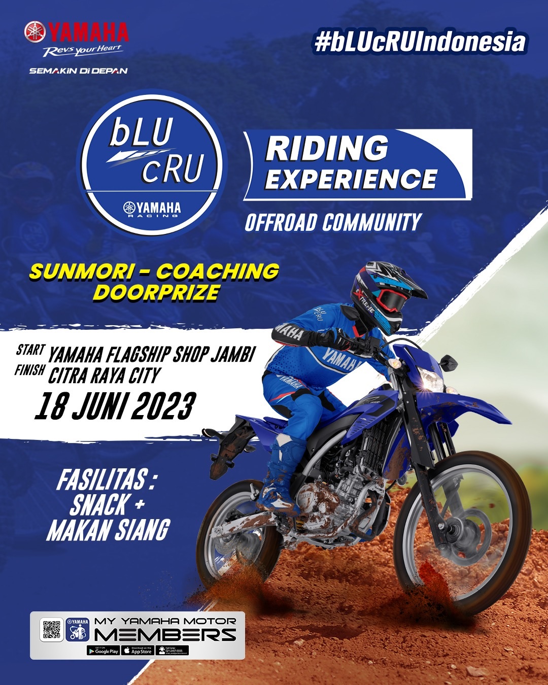  Yamaha Jambi Akan Adakan Blu CRU Riding Experince Untuk Konsumen WR 155