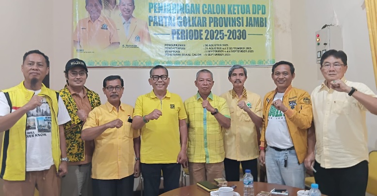 Pendaftaran Calon Ketua Golkar Jambi Dibuka, Wajib Kantongi 30 Persen Dukungan Minimal 