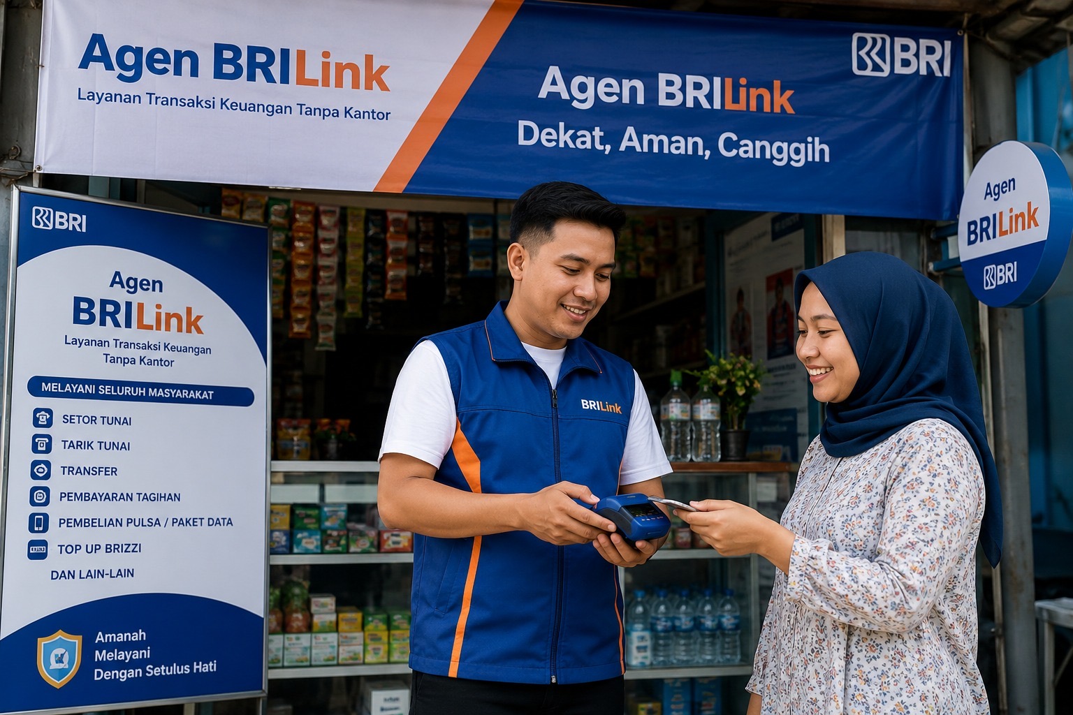 Transformasi Digital BRI Hadir Hingga Pelosok Melalui Agen BRILink 