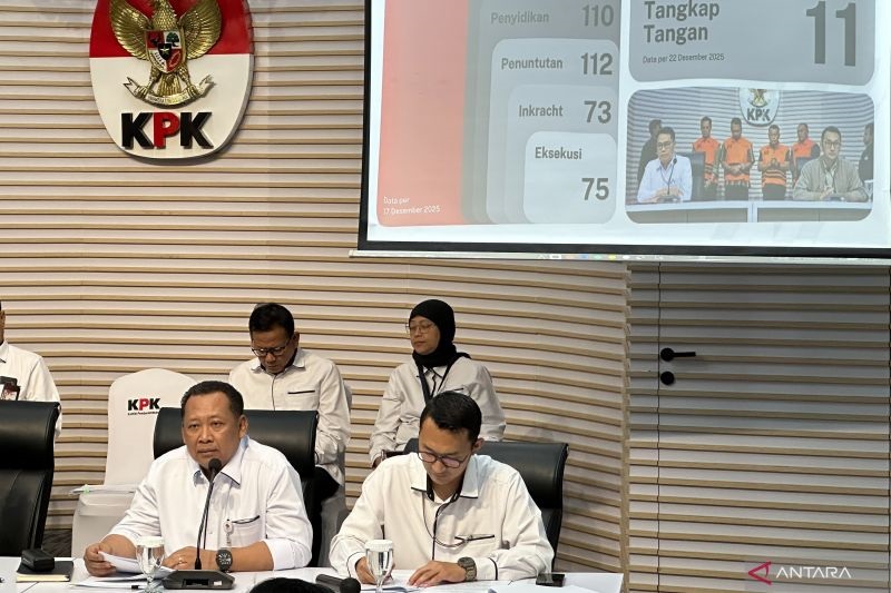 Selama 2025, KPK Lakukan 11 OTT dan Tetapkan 118 Tersangka