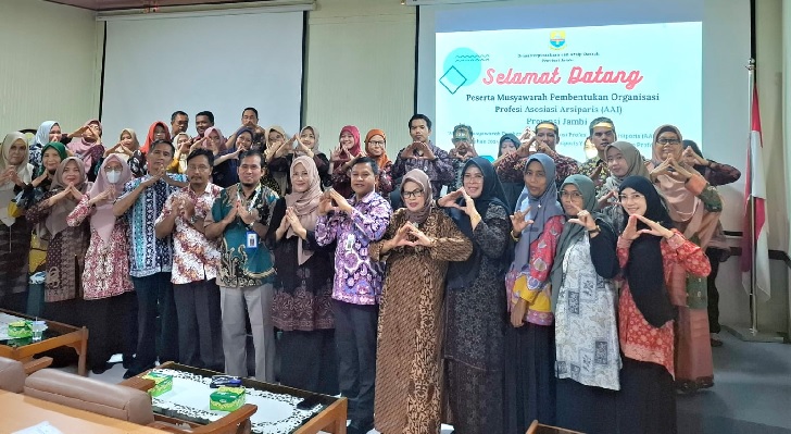 Musyawarah Pembentukan Organisasi Profesi Asosiasi Arsiparis Indonesia (AAI) Provinsi Jambi Periode  2024-2027