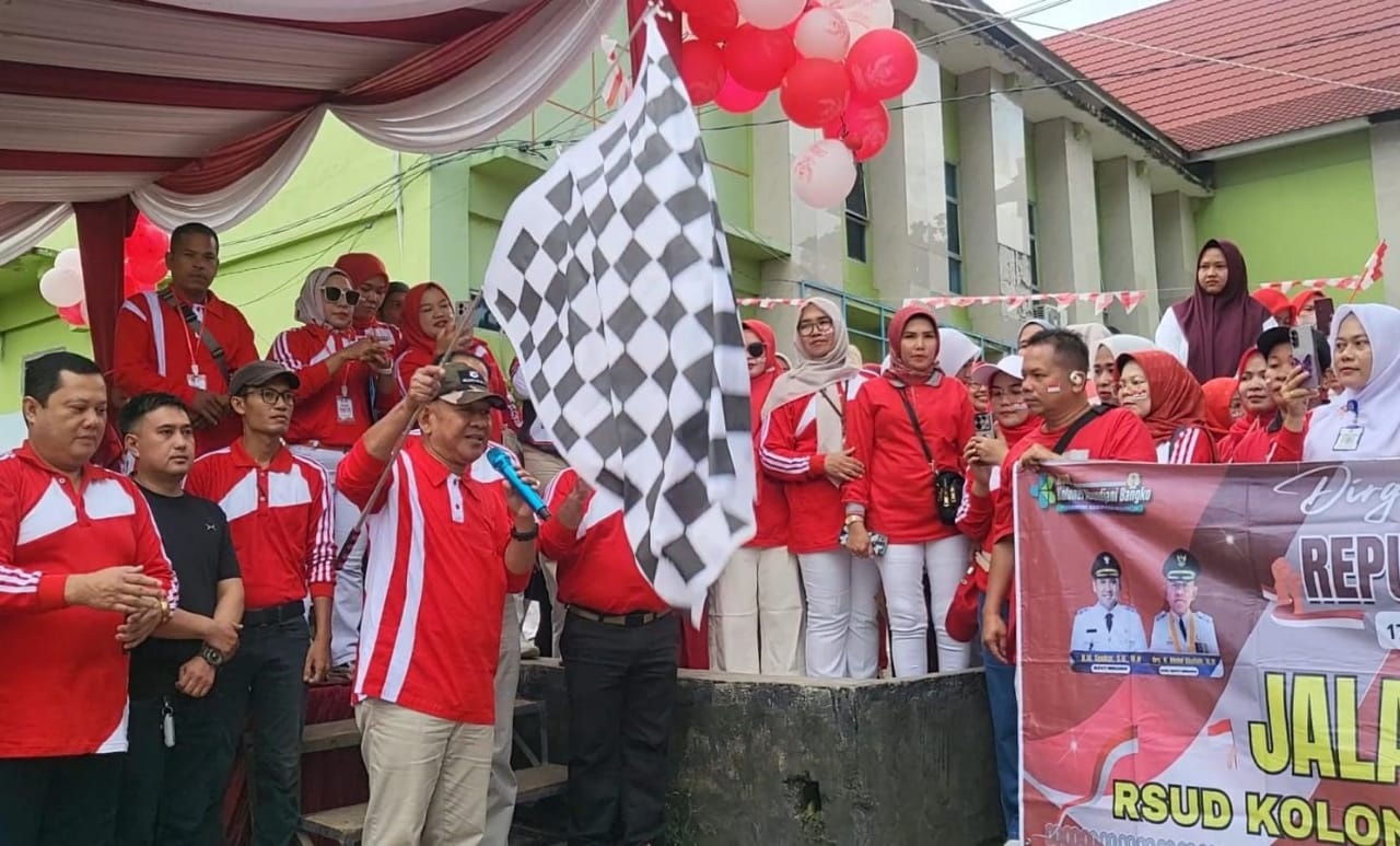 Wabup H A Khafidh Lepas Jalan Santai RSD Bangko