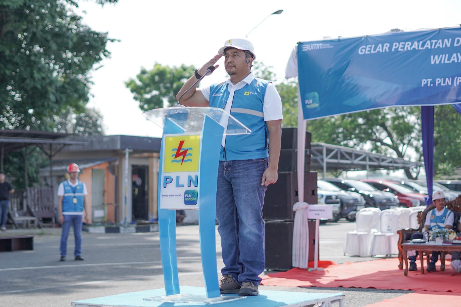 PLN Laksanakan Gelar Peralatan dan Pasukan Pekerjaan Konstruksi Jaringan Wilayah Kerja Jambi 2024