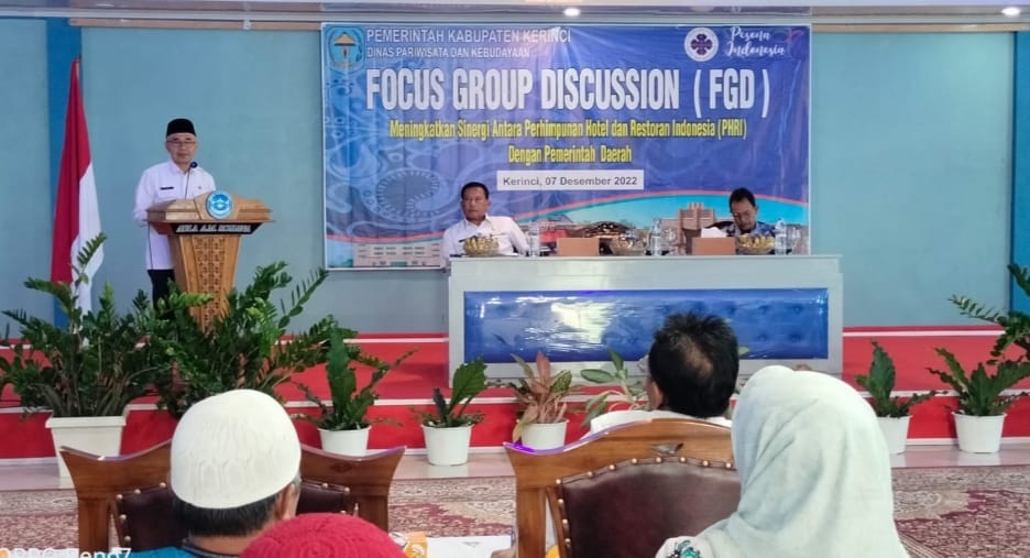 Kunjungan Wisata di Kerinci Meningkat, Disparbud Gelar FGD