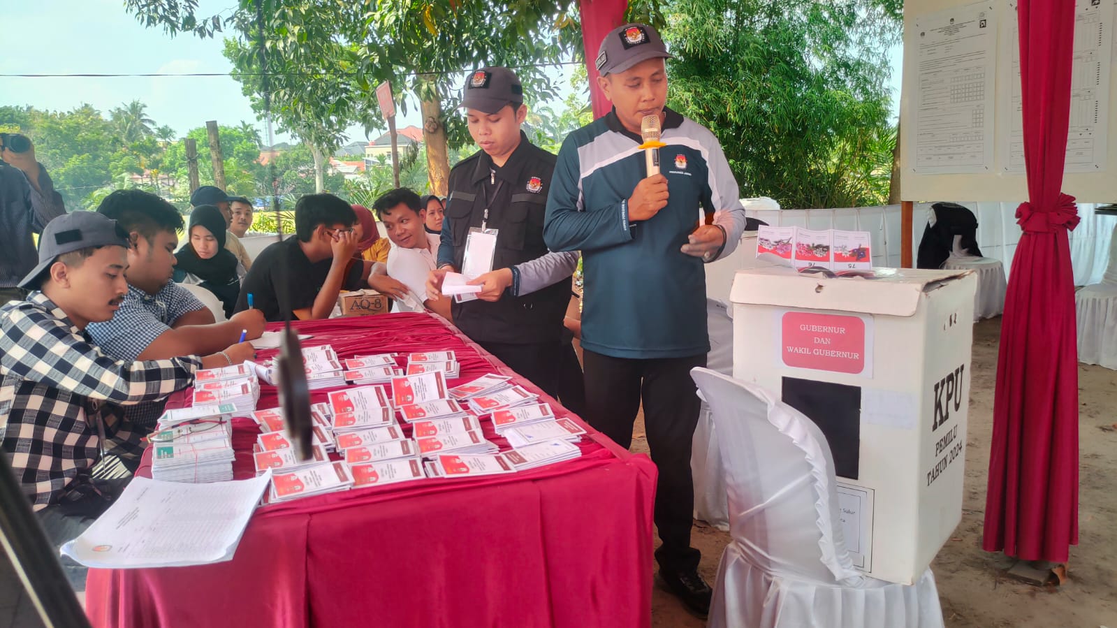 Libatkan 477 Pemilih, KPU Jambi Gelar Simulasi Pemungutan dan Penghitungan Suara Pilgub 2024