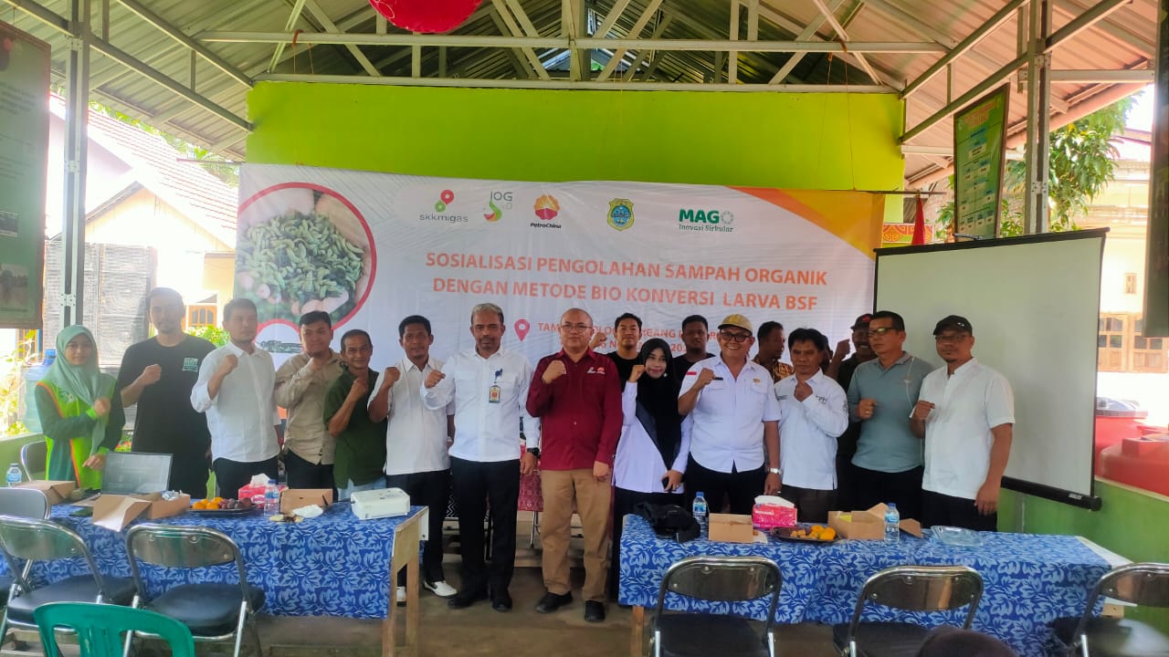 Ajak Warga Jaga Lingkungan Dengan Pengolahan Sampah Organik Metode BSF, Tanjabtim Apresiasi SKKMigasPetroChina