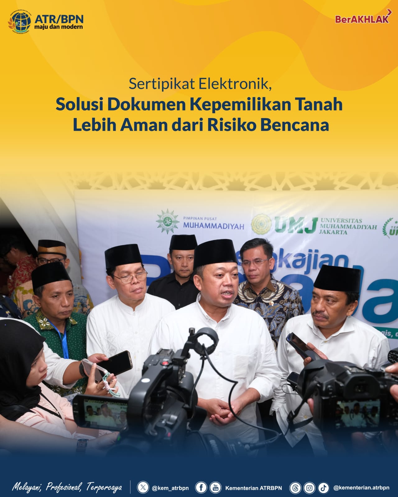 Sertipikat Elektronik, Solusi Dokumen Kepemilikan Tanah Lebih Aman dari Risiko Bencana