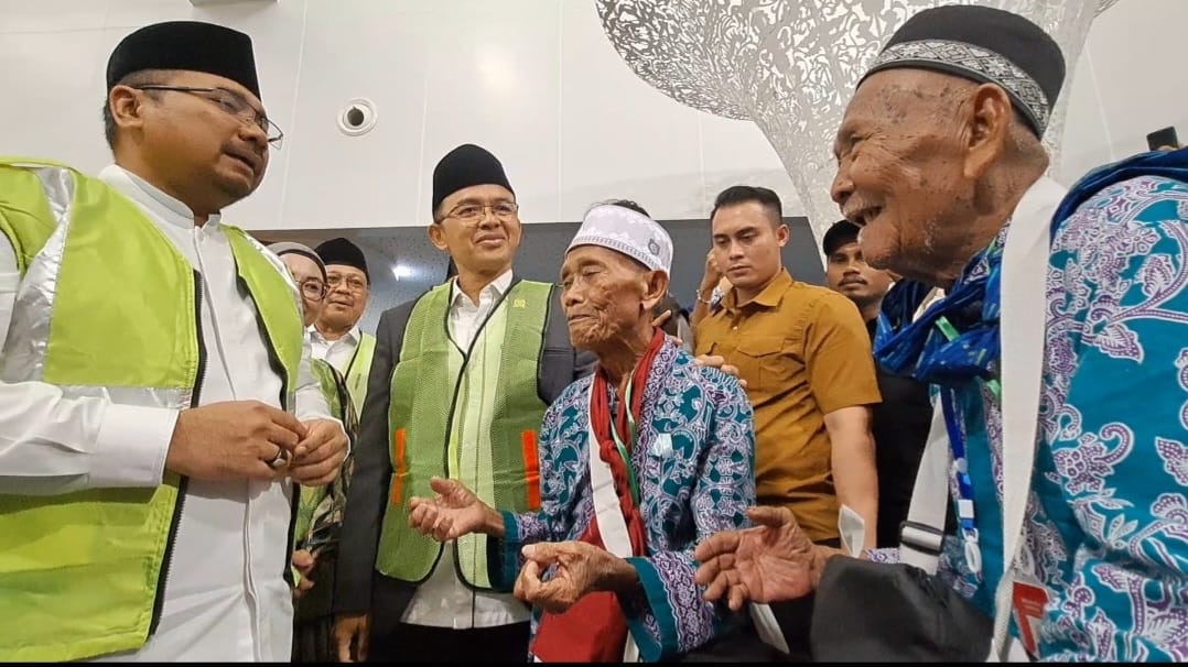 TOP! Menag Perdana Lepas Penerbangan Haji dari Bandara Kertajati