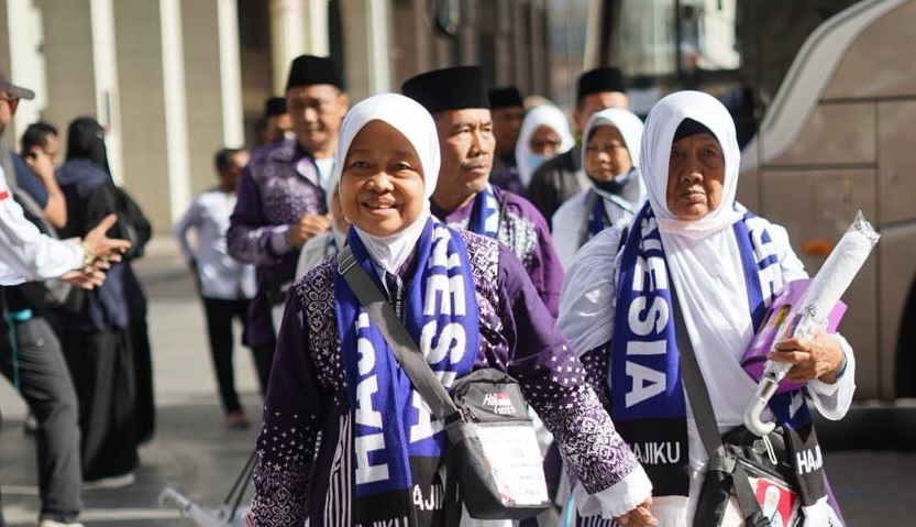 Fast Track Madinah Lancar, Jemaah Haji Kloter Pertama Tiba Bahagia
