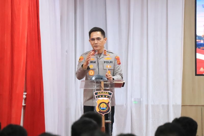 Kapolda Jambi Tegaskan Seluruh Personel Polri Jangan Jadi Preman Berseragam