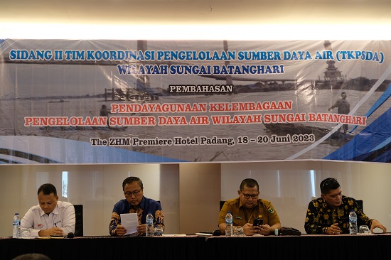 Sidang II Tim Koordinasi Pengelolaan Sumber Daya Air (TKPSDA) WS Batanghari TA 2023