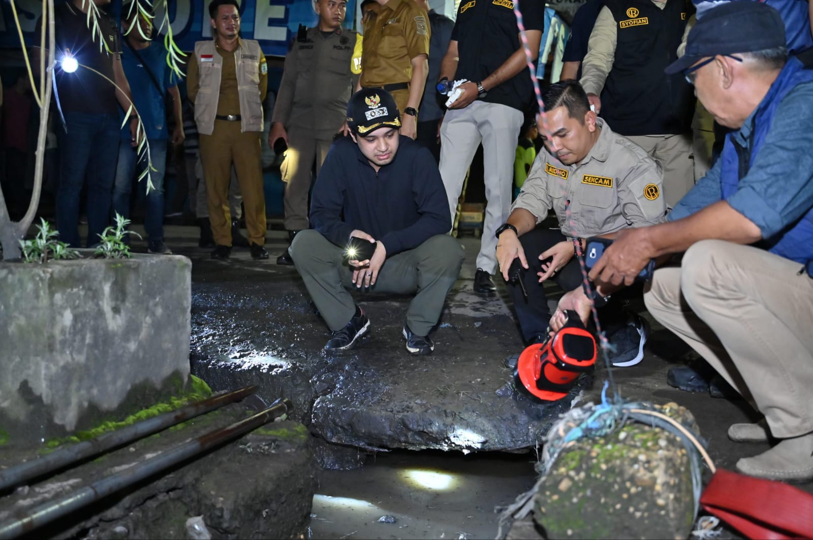 Upaya Tangani Banjir, Wakil Wali Kota Jambi Tinjau Pembenahan Drainase di Kawasan Pasar