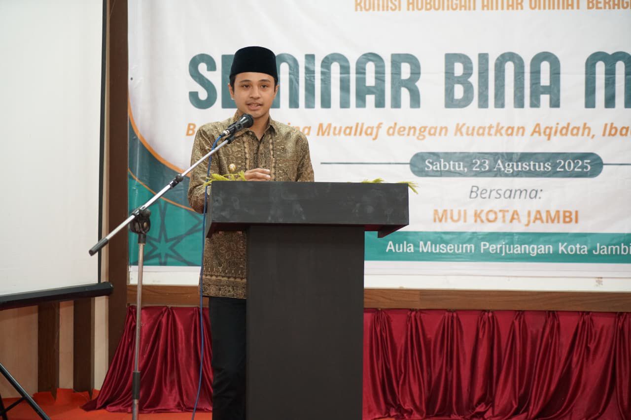 Wawako Diza Buka Seminar Bina Mualaf, Tegaskan Komitmen Pemkot Dukung Pembinaan Umat