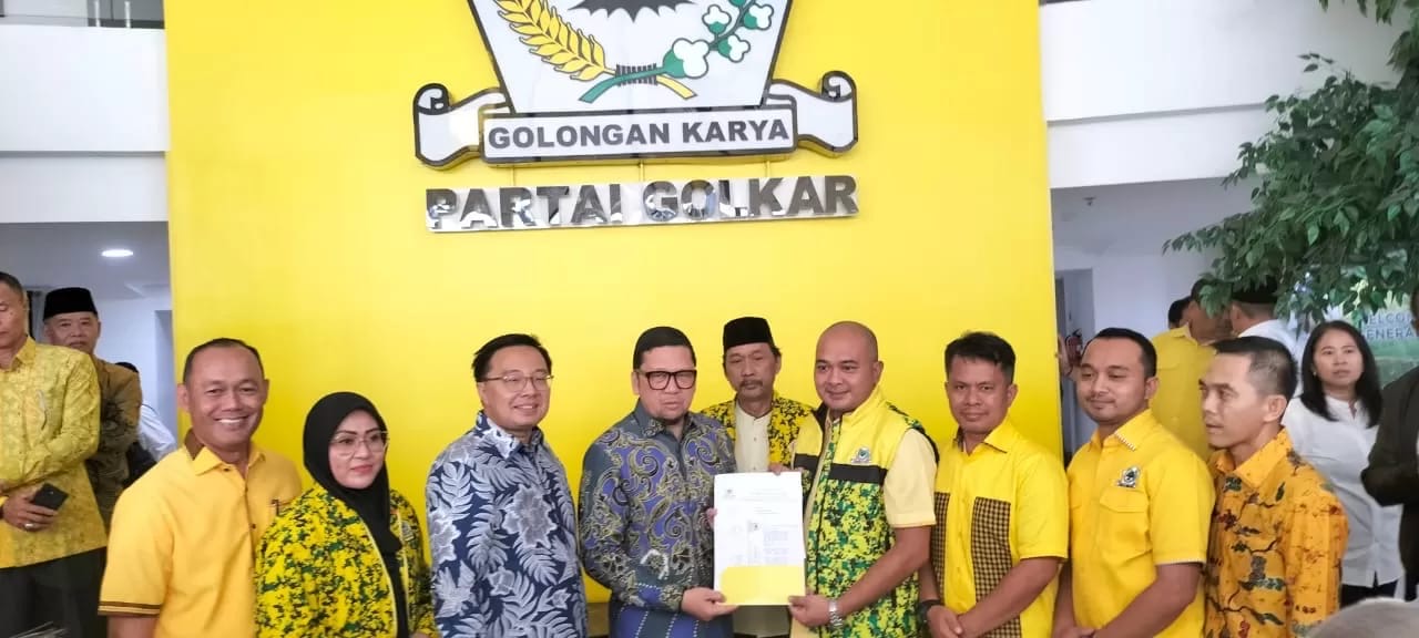 Agus Rubiyanto-Nazar Resmi Diusung Golkar Di Pilkada Tebo